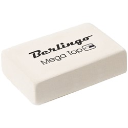 Ластик "Mega Top", прямоугольный, натуральный каучук, 35*23*8мм - фото 10685