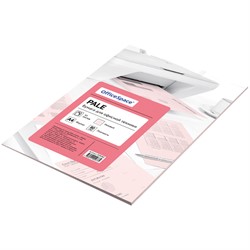 Бумага цветная OfficeSpace pale А4, 80г/м2, 50л. (розовый) - фото 11089