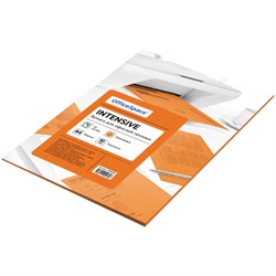Бумага цветная OfficeSpace intensive А4, 80г/м2, 50л. (оранжевый) - фото 11098