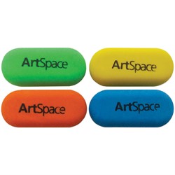 Ластик "ArtSpace", овальный, синтетический каучук, 35*15*10мм - фото 14106