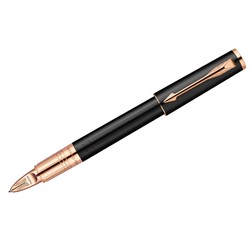 Ручка Пятый пишущий узел "Ingenuity Black Rubber PGT" черная, 0,8мм, подар. уп. - фото 15242