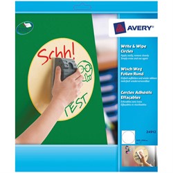 Этикетки-доски фигурные, круг, желтый, 254*254мм, 4л - фото 15301