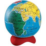 Точилка пластиковая &quot;Globe&quot;, 1 отверстие, металлический контейнер, ассорти