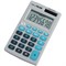 Калькулятор карманный 8 разрядов, двойное питание, 102*67*9 мм, серый/голубой - фото 12029
