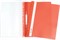 Папка-скоросшиватель пластик. перф. А4, 180мкм, оранжевая - фото 14802