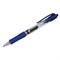 Ручка гелевая автоматическая синяя, 0,7мм, грип - фото 18395
