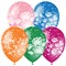 Воздушные шары, 25шт, M12/30см, "Фантазия", пастель+декор, растровый рисунок - фото 9118